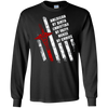 Image of American By Birth Christian By Faith Nurse T-shirt