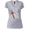 Image of American By Birth Christian By Faith Nurse T-shirt