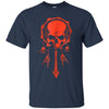 Image of Funny Halloween T-Shirt Skull Dream Catcher Bone Rock Hand
