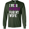 Image of Alzheimer's Awareness T-shirt I Wear Purple For My WIfe