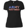 Image of Army Retired T-Shirt Military U.S. Army Retirement Gift