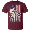 Image of American Flag Mountain Biking Shirt Long Sleeve Bike Lover