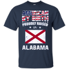 Image of American By Birth Proudly Raised In Alabama Flag Shirt