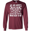 Image of Aries Shirt - As An Aries T shirt
