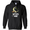 Image of Funny Halloween T Shirt Even Witches Need Wine Shirt