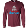Image of 100% Pure American Proud Artwork T Shirt USA Citizen Gift