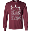 Image of Adult Trick Or Treating For Wine Long Sleeve Shirt