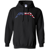 Image of America Heavy Metal Style American Flag T-Shirt