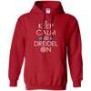 Image of Funny Hanukkah Gift Ideas - Keep Calm and Dreidel On T-Shirt