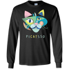 Image of Artist & Art Teacher Shirt: Picatsso, Funny Abstract Cat Art