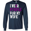 Image of Alzheimer's Awareness T-shirt I Wear Purple For My WIfe