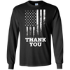 Image of American Flag Veteran's Day Thank You Shirt