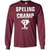 Image of Bête sarcastique épelant le tee-shirt de champion