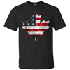 Image of American canadian shirt shirt maple leaf flag shirt
