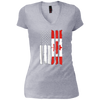 Image of American Canada Patriotic Flag T-shirt