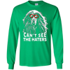 Image of La chemise de chien de meute afghane ne peut pas voir les amants de chien mignons Haters placer la balle sur le tee