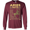 Image of Aries Facts Zodiac T-shirt
