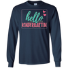Image of "Hello Kindergarten" Shirt for Kindergarten Girls, Teachers