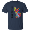 Image of "Freedom" Bright Colorful Bird Diversity Unity T-Shirt