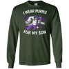 Image of Alzheimer Awareness, I Wear Purple For My Son T-Shirt