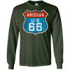Image of Route de l'Arizona 66. Retro, Vintage, Distressed Grunge Tee