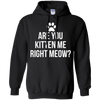 Image of Are You Kitten Me Right Meow Funny Cat Lovers T-Shirt