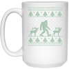 Image of Bigfoot Ugly Christmas Sweater T-Shirt, Funny Sasquatch Gift