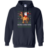 Image of Santa Riding Horse Merry Xmas Gift Tshirt