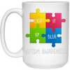 Image of Autism Awareness Light it up Blue T-Shirt