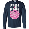 Image of 'Beards Breast Cancer Shirt' Breast Cancer Awareness Shirt