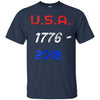 Image of America Independence Day Freedom 4th July Apparel T-Shirt