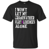Image of Alzheimer's Awareness Tee For Grandfather Purple Ribbon Tees