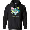 Image of Artist & Art Teacher Shirt: Picatsso, Funny Abstract Cat Art