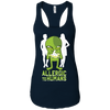 Image of Allergic To Humans Funny Alien Galaxy Space Abduction Shirt