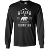 Image of Alaska The Last Frontier Long Sleeve Shirt Alaskan Home Gift