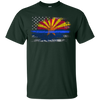 Image of Arizona Thin Blue Line Flag T-Shirt
