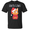 Image of Santa Claws Cat Lovers Long Sleeve Shirt