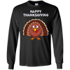 Image of "Happy Thanksgiving" Turkey Thanksgiving Funny T-Shirt