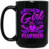 Image of A Girl on love with her Plumber t shirt for Plumbers Wife