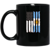 Image of American Argentinian Patriotic Flag T-shirt