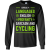 Image of Sarcastic Bicycle Cycling Novelty T-shirt Passionate Cyclist