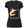 Image of Christmas Shrimp T-Shirt - Shrimp With Santa Hat Tee