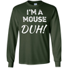 Image of "I'm A Mouse Duh!" Funny Halloween T-Shirt