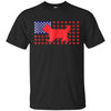 Image of 4th of July Tshirt - Funny Yorkshire Terrier American Flag