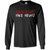 Image of Santa Fake News T-Shirt Trump Joke Funny Christmas Gift
