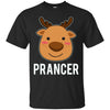 Image of Santa Reindeer Prancer T-Shirt Christmas Group Costume Tee