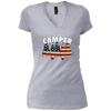 Image of American Camper U.S. Flag Patriotic Camping T Shirt