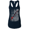 Image of American Flag Patriotic Fishing T shirt