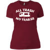Image of All Trash No Trailer Funny Redneck Mobile Home Park T Shirt