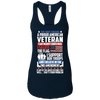 Image of A Proud American Veteran Support Guns Troops Flag LS Shirt